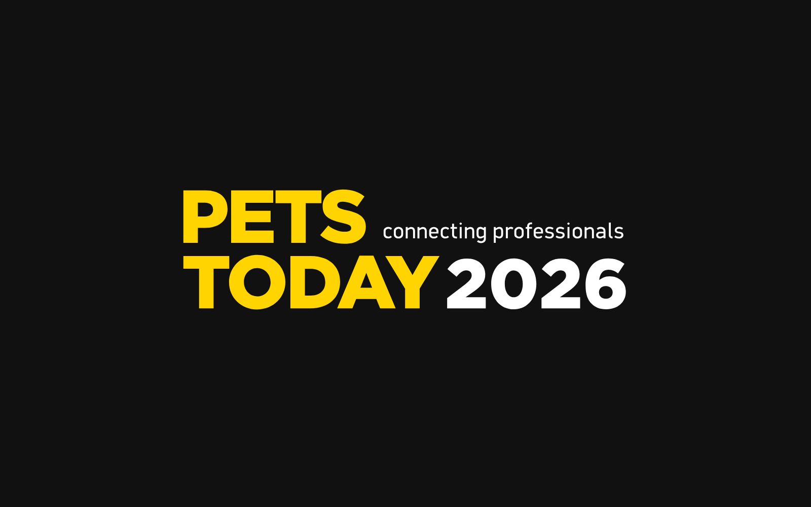 Λογότυπο της έκθεσης PETS TODAY 2026, connecting professionals